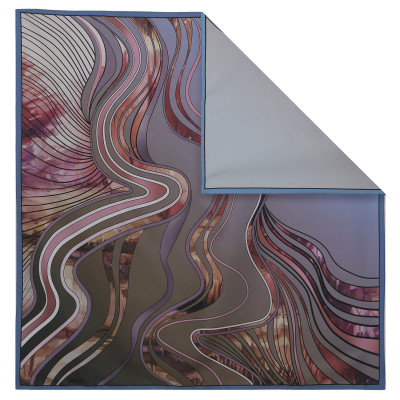 VFS2-8 Платок жен. 100% полиэстер 90x90 FABRETTI