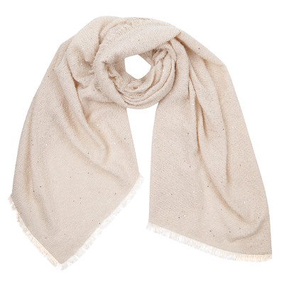 SD0893-1 Шарф жен. 50%шерсть 50%акрил 70x190 FABRETTI