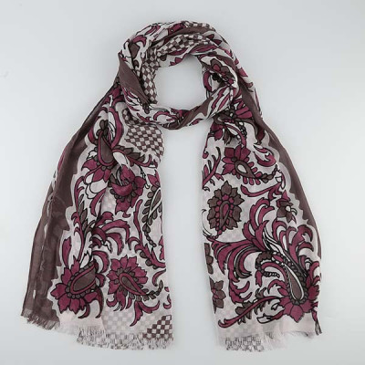 DS2014-003-B Шарф жен. 70%модал30%вискоза 70х184