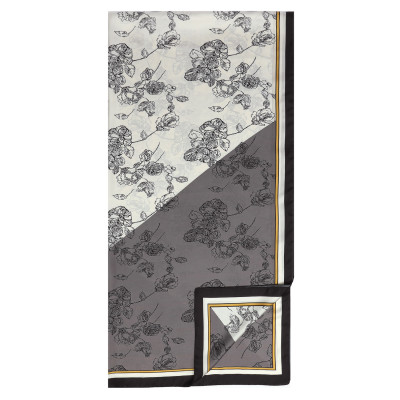 VF4-12 Шарф жен. 100% полиэстер 88x178 FABRETTI