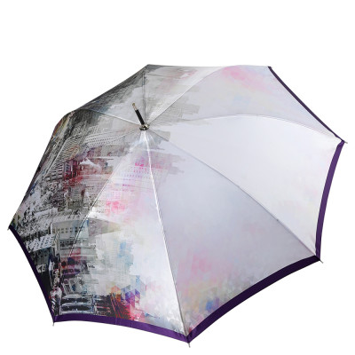 1810 Зонт-трость жен. Fabretti, сатин