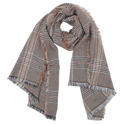 TS4268-13 Шарф жен. 100% вискоза 80x190 FABRETTI