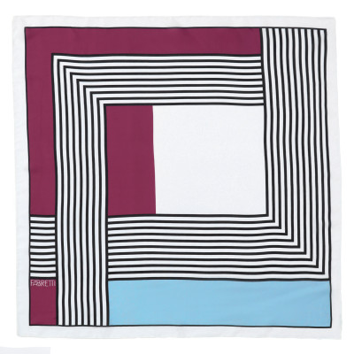 VFV24-4 Платок жен. 100% полиэстер 70x70 FABRETTI