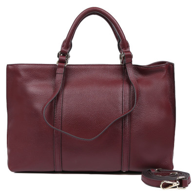 S2162-burgundy FABRETTI Сумка жен. нат. кожа