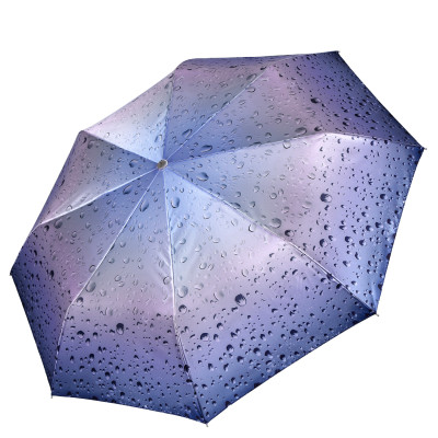 L-20286-8 Зонт жен. Fabretti, облегченный автомат, 3 сложения, сатин