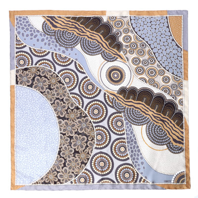 VFV10-3 Платок жен. 100% шелк 90x90 FABRETTI