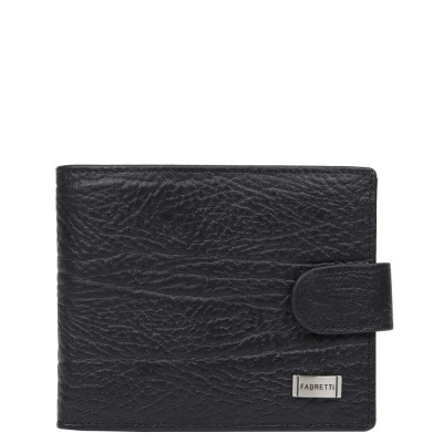 36002-elephant black FABRETTI Кошелек муж. нат. кожа