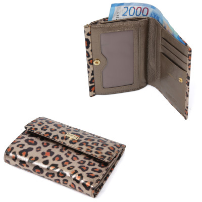 1901190P-LeoG-102 FABRETTI Кошелек жен. нат. кожа