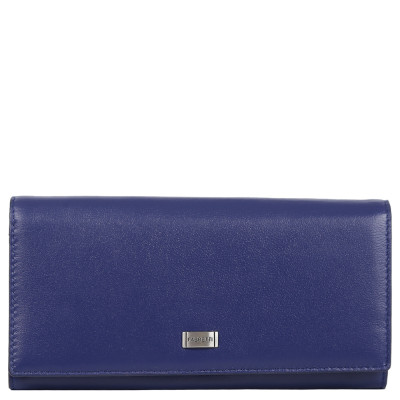 745010-blue FABRETTI Кошелек жен. нат. кожа