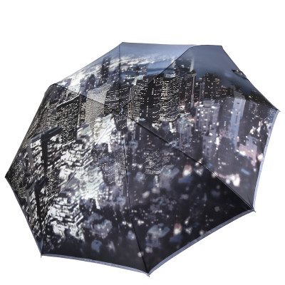 S-20204-8 Зонт жен. Fabretti, автомат, 3 сложения, сатин