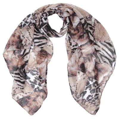 LEO-S001-5  Шарф жен. 100%вискоза 80x180 Fabretti