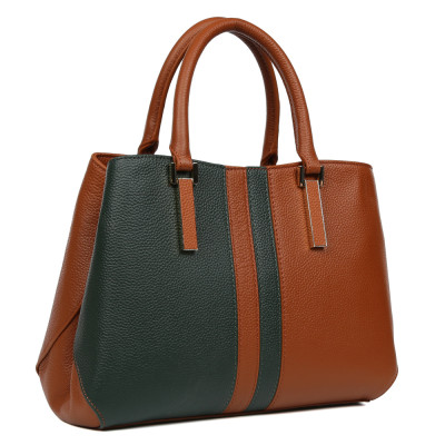 GD7575Q-tan green Galaday Сумка жен. нат. кожа