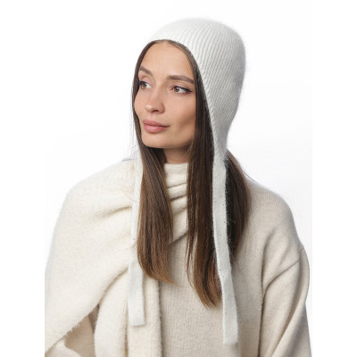 DLIF40-1 Fabretti Шапка женская 30% ангора, 25% вискоза, 40% полиэстер, 5% метанить