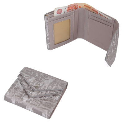 19010301TGlow-3 FABRETTI Кошелек жен. нат. кожа