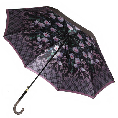 1925 Зонт-трость жен. Fabretti, сатин