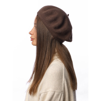 DSR105-12 Fabretti Берет женский 100% шерсть мериноса