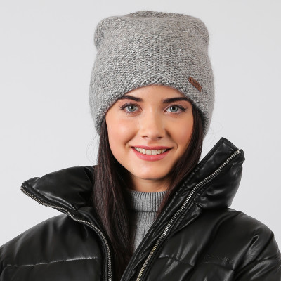 WH0143-34 Шапка жен. 14% мохер, 54% шерсть, 17% акрил, 15% полиамид разм.57 FABRETTI