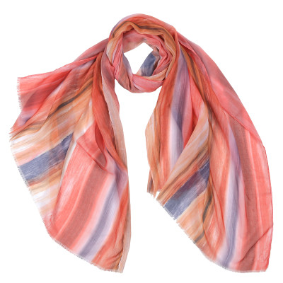 ZS212059-6 Шарф жен. 100% полиэстер 70x180 FABRETTI