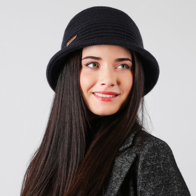 WN0067-8 Шляпа жен. 50%шерсть/50%акрил разм.57 FABRETTI