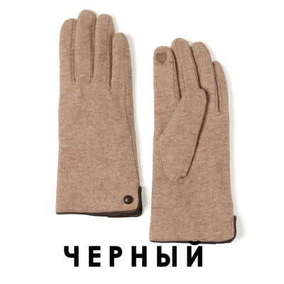 JMF80-2 FABRETTI Перчатки жен. 90% шерсть/10% эластан
