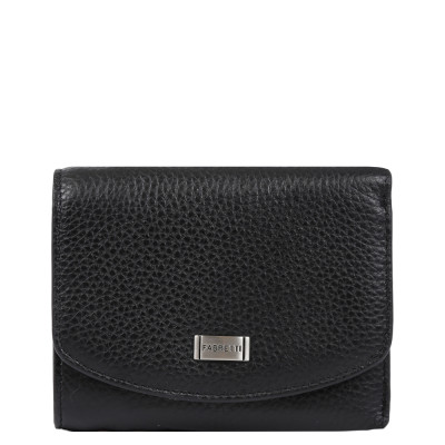 43022-black D FABRETTI Кошелек жен. нат. кожа