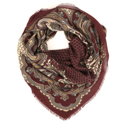 VFS1006-4 Платок жен.  15% шерсть, 85% модал разм.110х110 FABRETTI