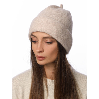 DW122-13 Fabretti Шапка женская 40% шерсть енота, 15% шерсть, 25% вискоза, 20% нейлон
