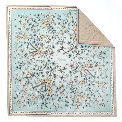 VFV42-9 Платок жен. 100% полиэстер 90x90 FABRETTI