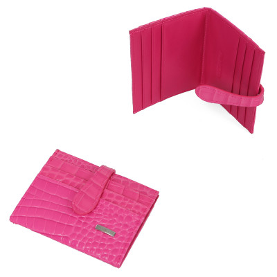 40025Cro-73 FABRETTI Визитница жен. нат. кожа