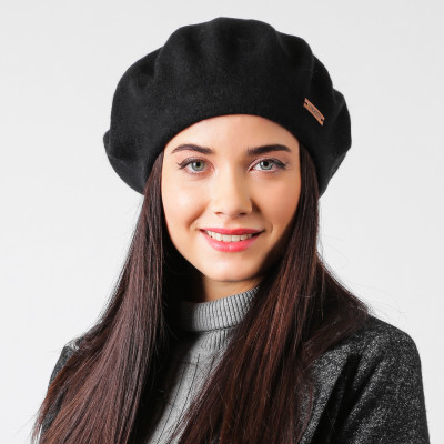 WB0061-2 Берет жен. 100%шерсть разм.57 FABRETTI