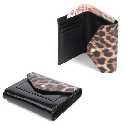 19010201L-LEO12 FABRETTI Кошелек жен. нат. кожа