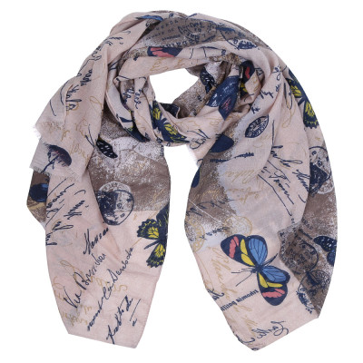 LL6-2 Шарф жен. 100%вискоза 90x180 FABRETTI
