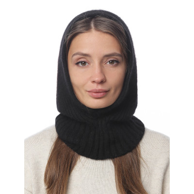 DW126-2 Fabretti Капор женский 40% шерсть енота, 15% шерсть, 25% вискоза, 20% нейлон