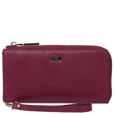 73507-wine D FABRETTI Кошелек жен. нат. кожа