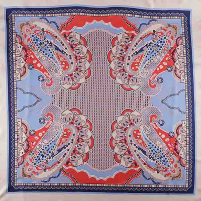 KB1609-7 Платок 100%шелк 90х90