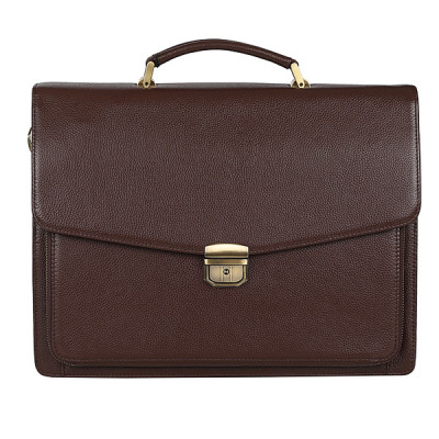LRB046-brown Fabretti Портфель  муж.кожа
