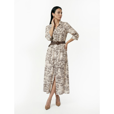 NLDS007-170P FABRETTI Платье женское 70% вискоза, 30% хлопок 