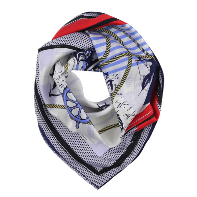 CX1516-42-10 Платок 100%шелк 90х90