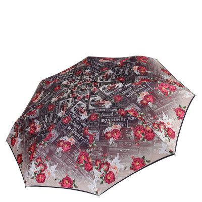 L-18105-12 Зонт жен. Fabretti, облегченный суперавтомат, 3 сложения, сатин