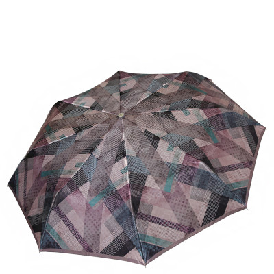 L-19124-1 Зонт жен. Fabretti, облегченный суперавтомат, 3 сложения, сатин