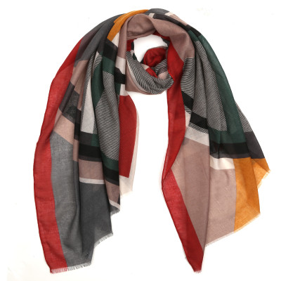 VFV0008-4 Шарф жен. 100% полиэстер 90x180 FABRETTI