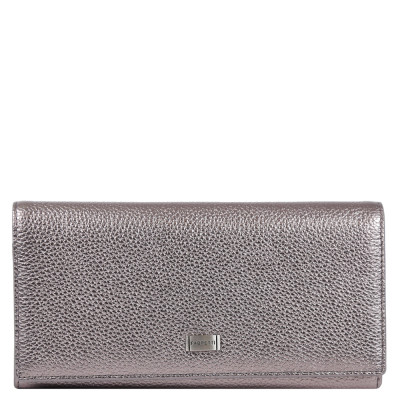 745010-grey met FABRETTI Кошелек жен. нат. кожа