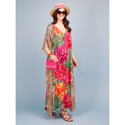 FRT2021014-5 FABRETTI Платье пляжное 100% вискоза