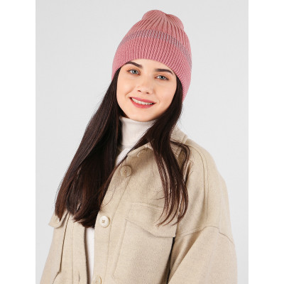 WH0107-44 Шапка жен. 25% шерсть, 25% шелк, 20% хлопок, 10% люрекс, 20% вискоза разм.57 FABRETTI