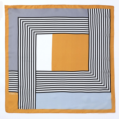 VFV24-7 Платок жен. 100% полиэстер 70x70 FABRETTI