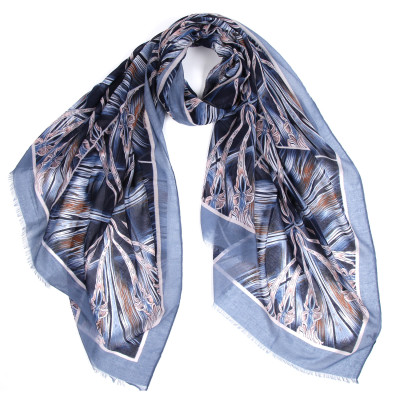ZS225003-8 Шарф жен. 100% полиэстер 90x180 FABRETTI