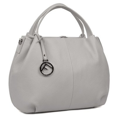 16400-046-grey FABRETTI Сумка жен. нат. кожа