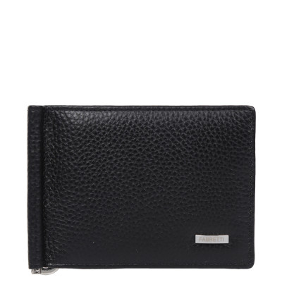 32006-3-black D FABRETTI Кошелек муж. нат. кожа
