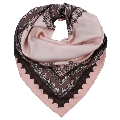 CX1617-34-7 Платок жен. 100%шелк 90x90 LEO VENTONI