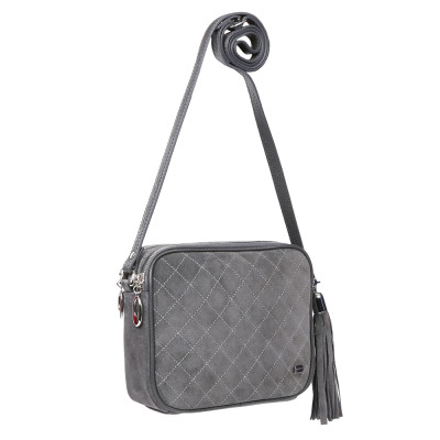 984209-T-grey FABRETTI Сумка жен. нат. кожа